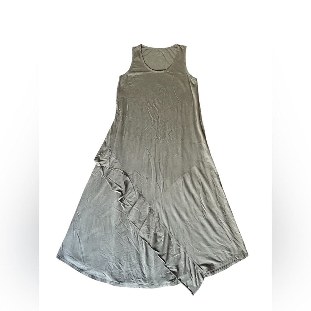 Soft Surroundings | Jersey Ruffle Trim Maxi Dress